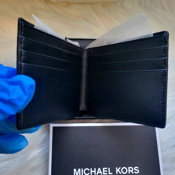 NWT Michael Kors Jet Set Men's Slim Billfold Wallet in a Gift Box $98 - Picture 17 of 17